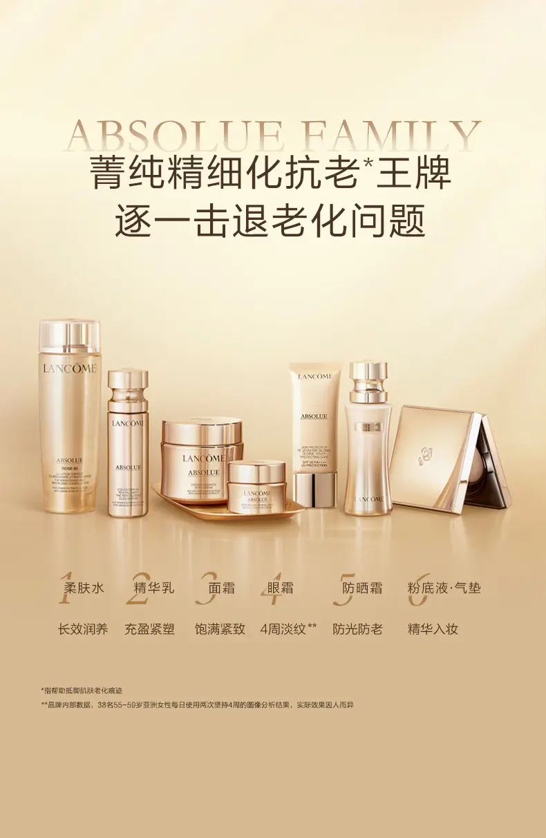 商品Lancôme|兰蔻菁纯臻颜玫瑰精萃水 150ml 锁水保湿抗氧修护【香港直邮】,价格¥520,第6张图片详细描述