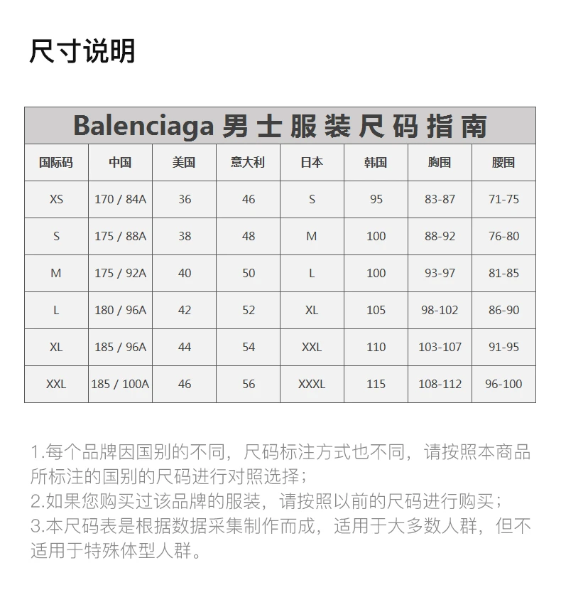 商品Balenciaga|Balenciaga 巴黎世家 男士蓝色短袖T恤 556150-TBV43-8077,价格¥1623,第3张图片详细描述