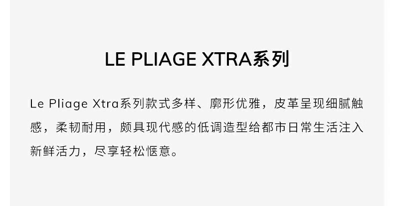 商品[国内直发] Longchamp|珑骧女包饺子包LePliage Xtra 17 新款迷你皮质手提单肩斜挎包L1500 987,价格¥3366,第19张图片详细描述