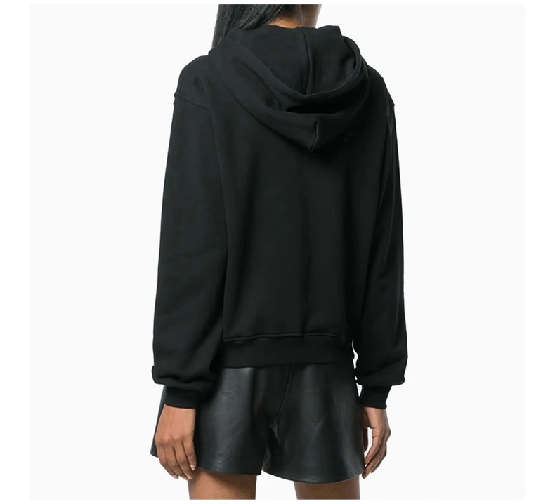 商品Moschino|Moschino 莫斯奇诺 女士黑色小熊印花带帽卫衣 EV1704-0527-2555,价格¥2879,第3张图片详细描述