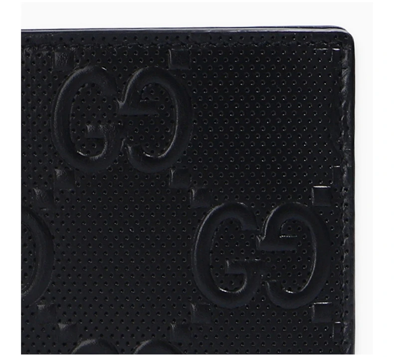 商品Gucci|GUCCI 男士黑色皮革零钱包 625562-1W3AN-1000,价格¥4306,第7张图片详细描述