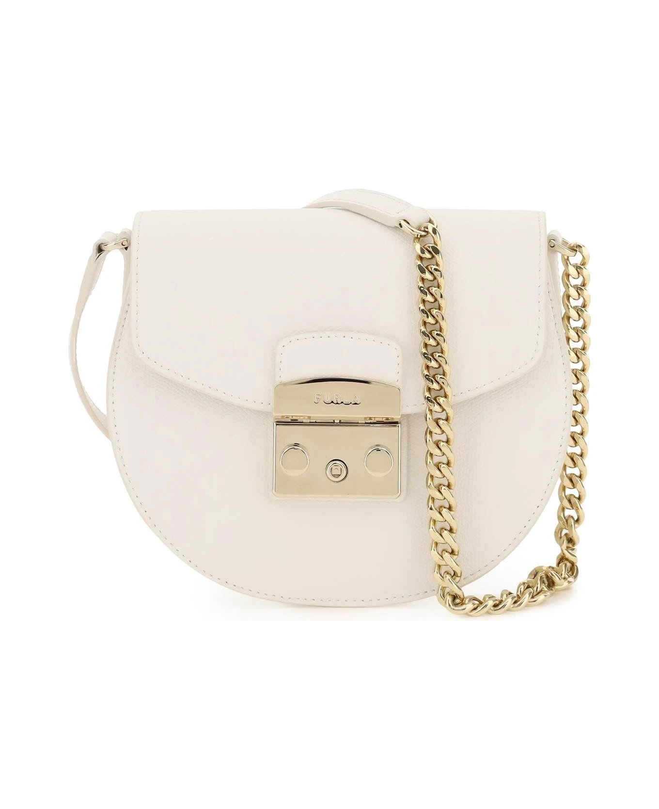 商品[国内直发] Furla|FURLA 白色女士单肩包 BATJEP0ARE000-01B00,价格¥1613,第1张图片详细描述