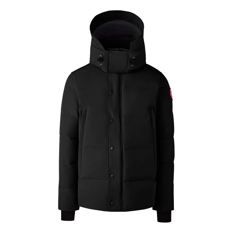 商品Canada Goose|【现货】加拿大鹅 Wyndham Heritage系列 男士黑色派克大衣,价格¥7108,第3张图片详细描述