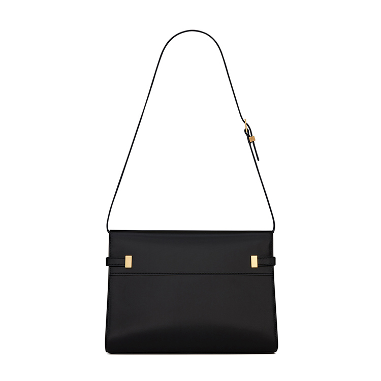 商品Yves Saint Laurent|SAINT LAURENT PARIS/圣罗兰 YSL MANHATTAN系列 女士黑色小牛皮可调节可拆卸肩带单肩斜挎手提包5792710SX0W1000,价格¥20003,第3张图片详细描述