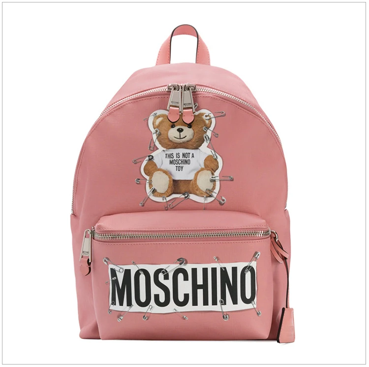 商品[国内直发] Moschino|Moschino 莫斯奇诺 女士大号泰迪熊背包  7A7632-8210-1147,价格¥3041,第4张图片详细描述