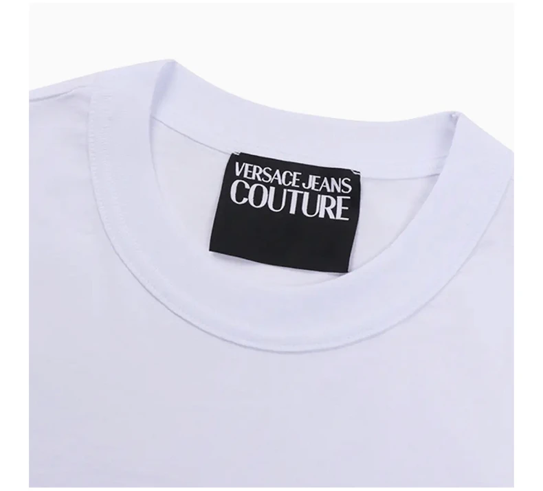 商品[国内直发] Versace|VERSACE JEANS 男士白色T恤 B3GVA7TC-30319-003,价格¥657,第7张图片详细描述