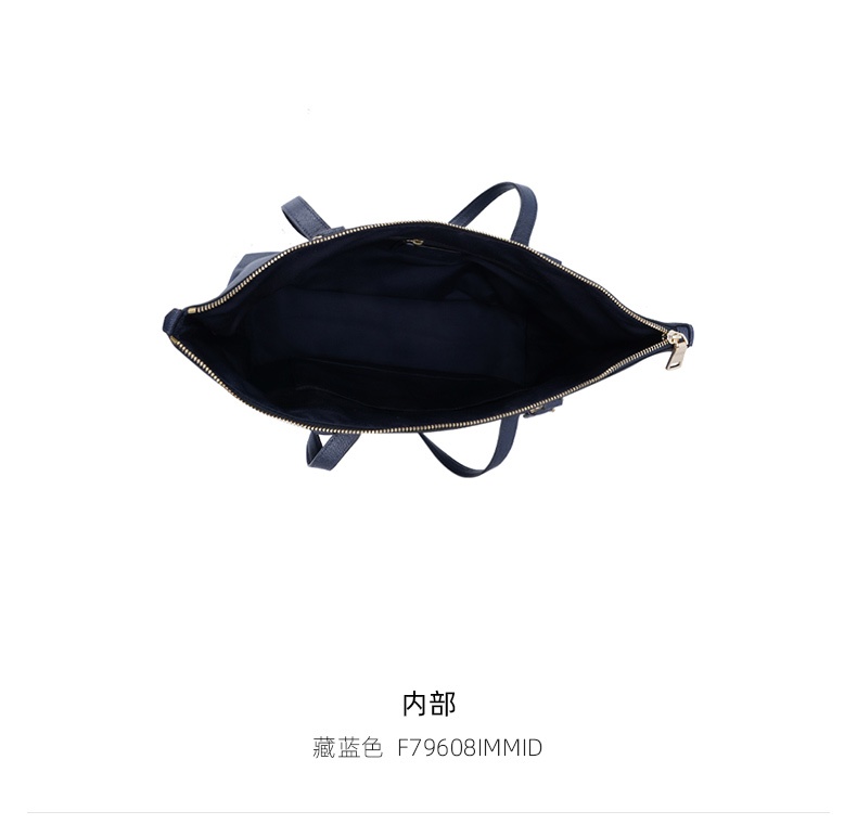商品Coach|COACH 奥莱款大号女士PVC配皮单肩手提托特包 F79608IMMID,价格¥1481,第5张图片详细描述