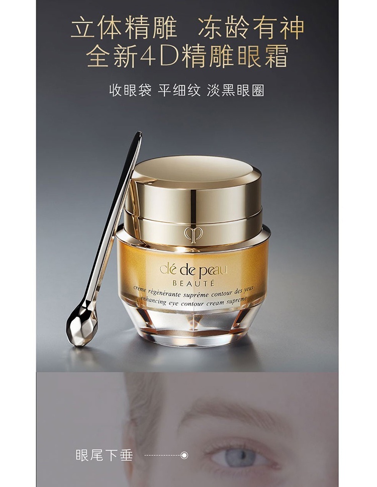 商品Cle de Peau|CPB/肌肤之钥 4D立体眼霜 15g 新老包装随机发货,价格¥1375,第1张图片详细描述
