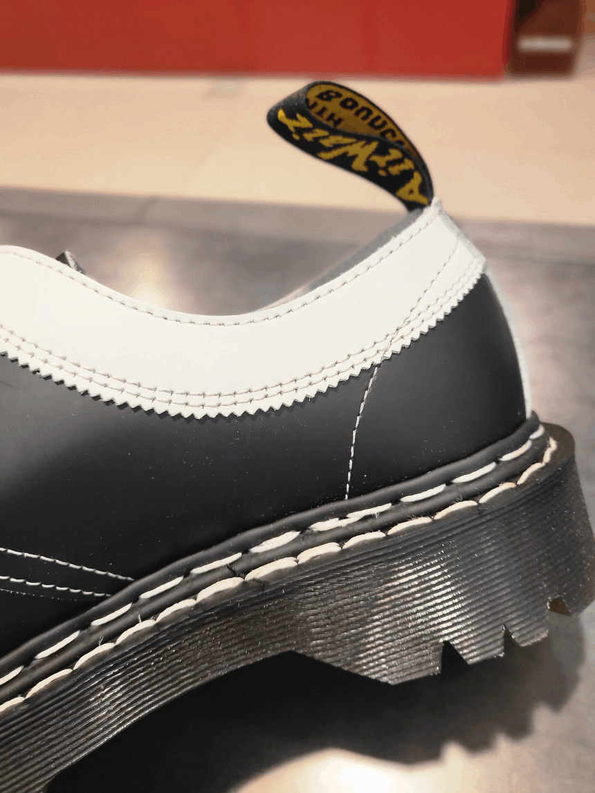 商品Dr. Martens|【Brilliant|包邮包税】马汀博士 马丁靴 1461 Bex DS Black With White Edge Smooth Slice & White Smooth 27329009,价格¥1125,第8张图片详细描述