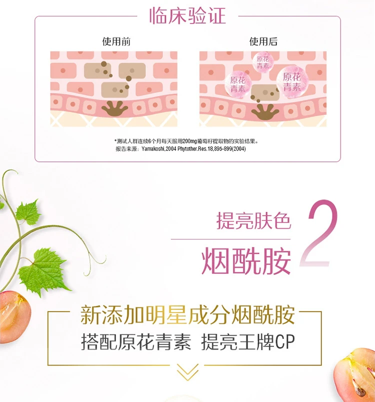 商品[国内直发] Swisse|Swisse升级版烟酰胺葡萄籽300片（澳）,价格¥204,第8张图片详细描述