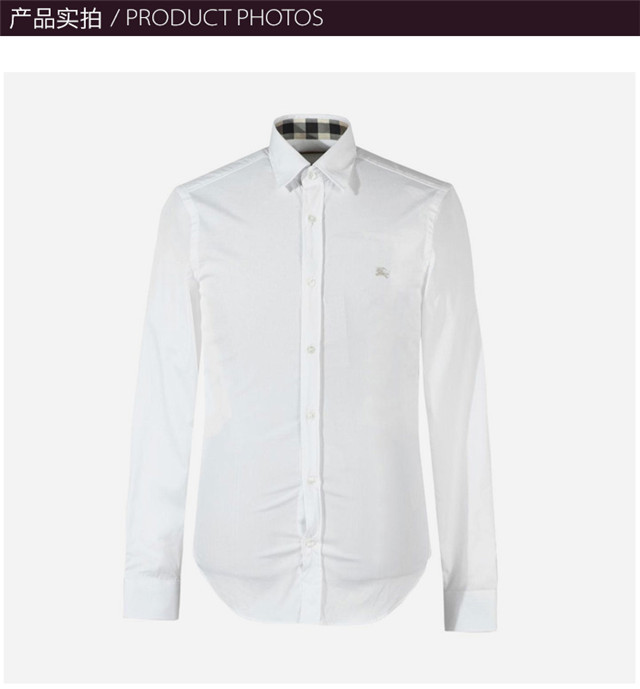 商品Burberry|Burberry 博柏利 修身经典白色衬衫 3773811,价格¥835,第6张图片详细描述