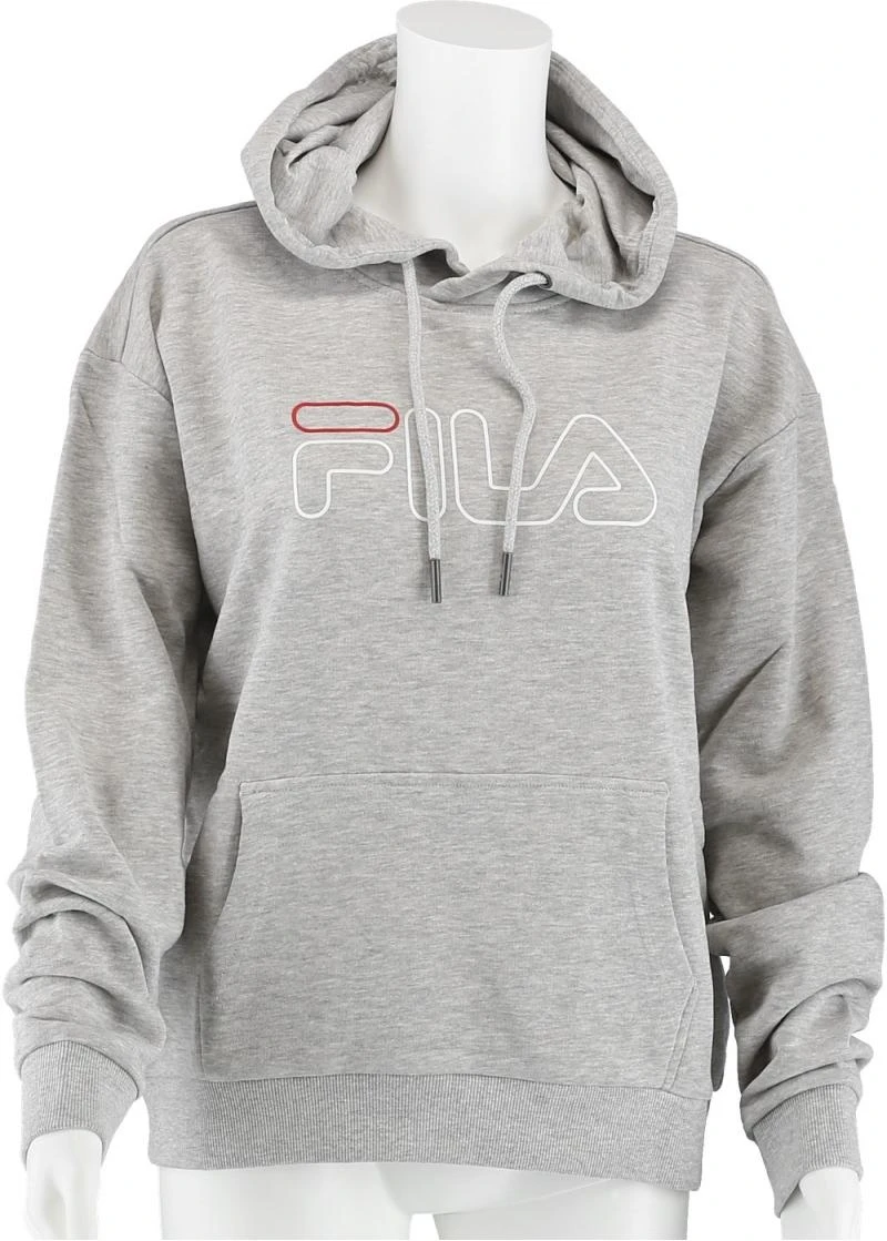 商品[国内直发] Fila|FILA 浅灰色女士卫衣/帽衫 683502-B13,价格¥393,第1张图片详细描述