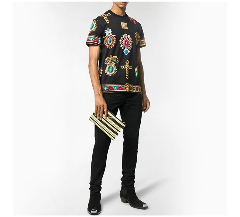 商品Versace|VERSACE 印花男士手拿包 DP85102-DVT5D-DNMOH,价格¥2472,第4张图片详细描述