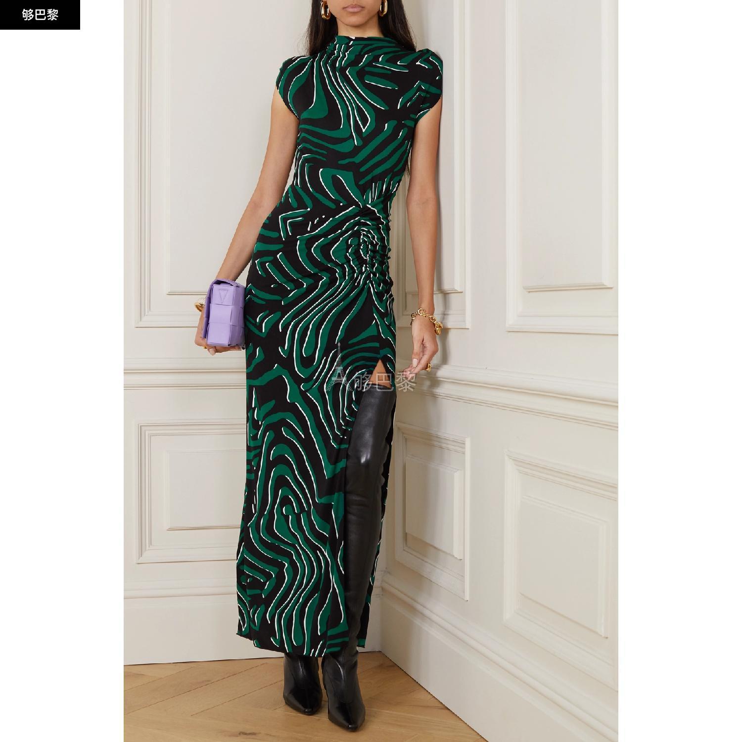 商品Diane von Furstenberg|【特惠6.0折】包邮包税【预售7天发货】 DIANE VON FURSTENBERG 23秋冬 女士 连衣裙 Apollo 印花平纹布超长连衣裙 1647597289317297 DVFDS4Q014ZBHDE ,价格¥2726,第5张图片详细描述