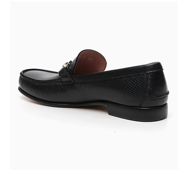 商品Salvatore Ferragamo|SALVATORE FERRAGAMO 黑色男士系带鞋 02-0139-741563,价格¥3467,第8张图片详细描述