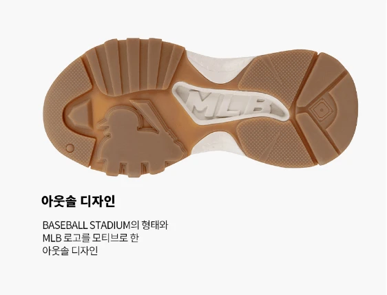 商品MLB|【享贝家】ZY- MLB 潮流百搭低帮休闲老爹鞋 男女同款 白色 32SHU211143W,价格¥341,第6张图片详细描述