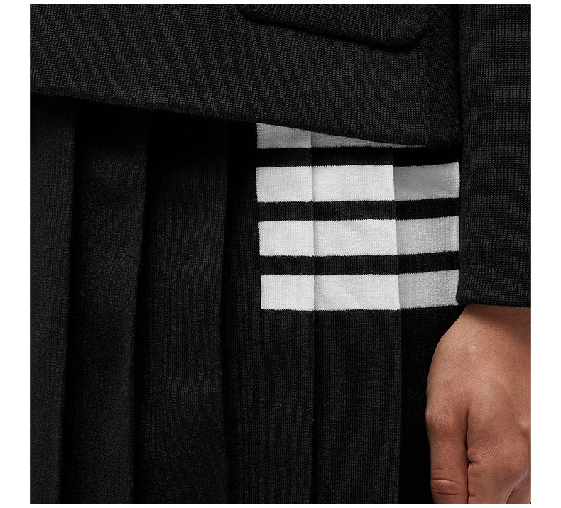 商品Thom Browne|THOM BROWNE 黑色女士半裙 FKK090A-Y1002-001,价格¥3860,第11张图片详细描述