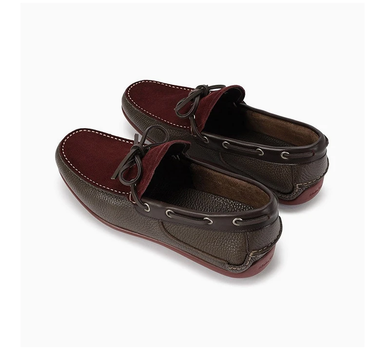商品Salvatore Ferragamo|SALVATORE FERRAGAMO 男士棕色芒果皮乐福鞋 0582735,价格¥2272,第6张图片详细描述