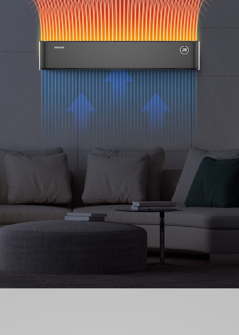商品[国内直发] Philips|飞利浦石墨烯踢脚线取暖器家用电暖器暖风机大面积节能暖气烤火炉,价格¥1402,第16张图片详细描述