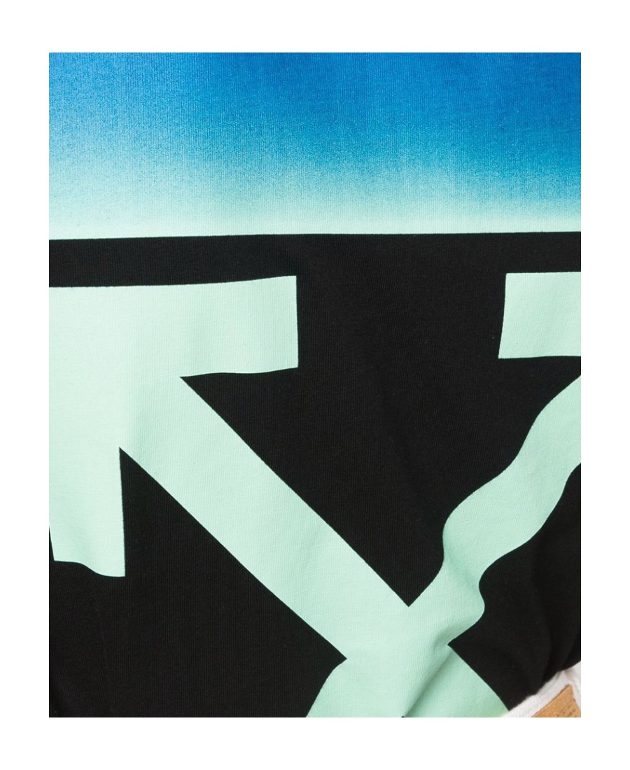 商品Off-White|黑色箭头印花短袖棉OWAA089S22JER003-1084（澳门仓发货）,价格¥2513,第1张图片详细描述