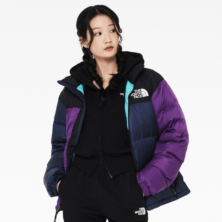 商品The North Face|【Brilliant|北面特惠】北面1996 年男士拼色 Nuptse 夹克 M'S COLOR-BLOCK NUPTSE JACKET DARK_PURPLE NJ1DN75G,价格¥1937,第2张图片详细描述