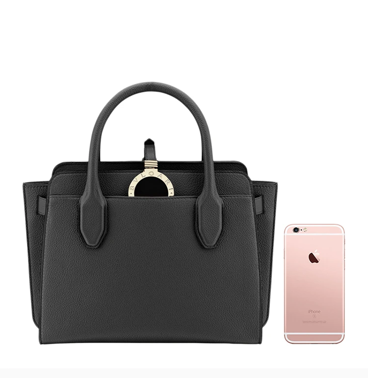 商品[国内直发] BVLGARI|BVLGARI 黑色女士手提包 282597,价格¥15464,第4张图片详细描述