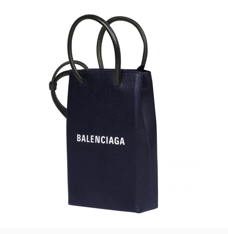 商品[国内直发] Balenciaga|BALENCIAGA 海军蓝色女士手提包 593826-0AI2N-4611,价格¥7433,第6张图片详细描述