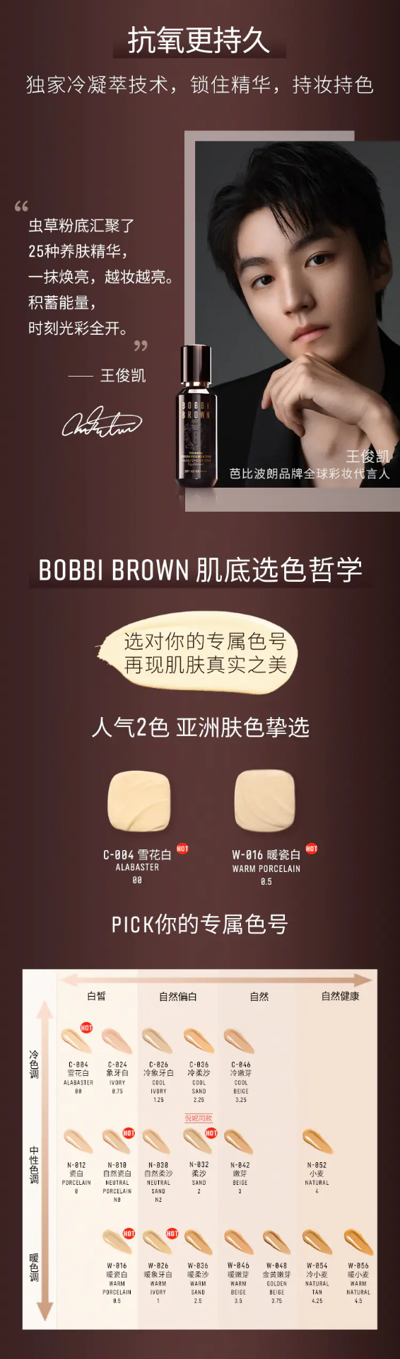 商品Bobbi Brown|芭比布朗虫草粉底液30ml养肤底妆大师清透持妆【香港直邮】,价格¥282,第4张图片详细描述