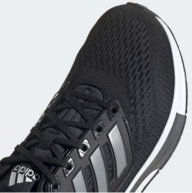 商品【夏休延期至7月底发货】 Adidas|【韩国直邮|包邮包税】阿迪达斯EQ21 RUN 男生  训练运动鞋 跑步鞋  H00512 CBLACK/IRONMT/CARBON,价格¥332,第2张图片详细描述