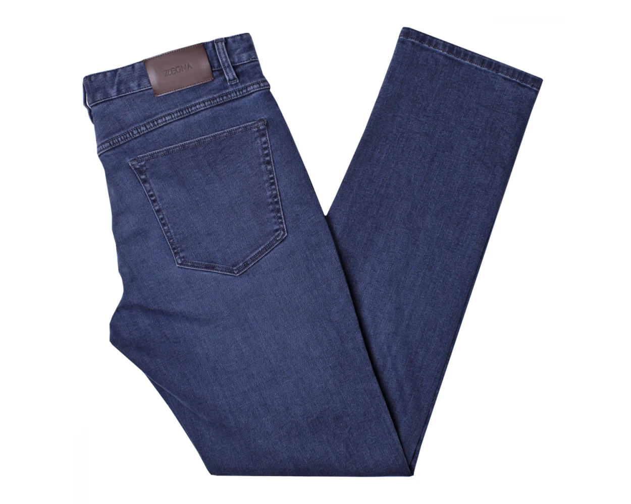 商品Zegna|ZEGNA 男士蓝色棉质牛仔裤 VU715-ZZ530-B05,价格¥1552,第1张图片详细描述