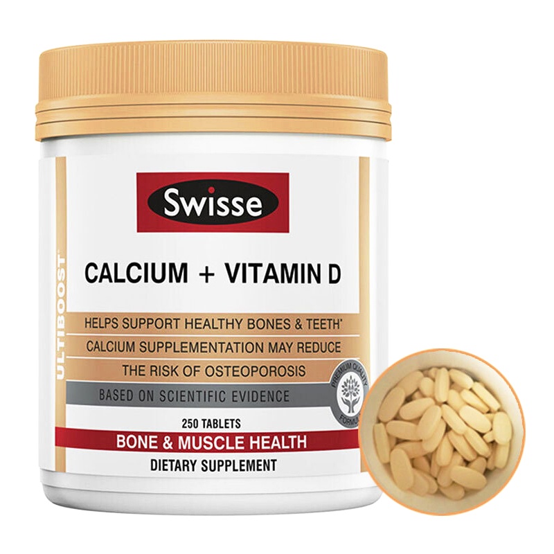 商品Swisse|斯维诗 钙+VD250粒 成人补钙防骨质疏松（新老版本随机发）,价格¥259,第6张图片详细描述