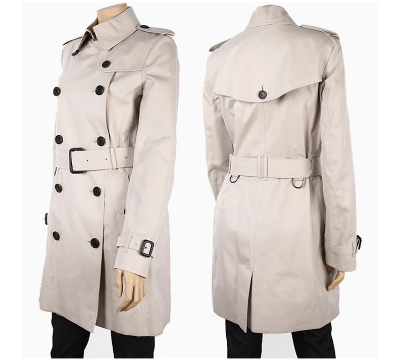 商品[国内直发] Burberry|BURBERRY 女米色女士风衣 3886097,价格¥10167,第7张图片详细描述