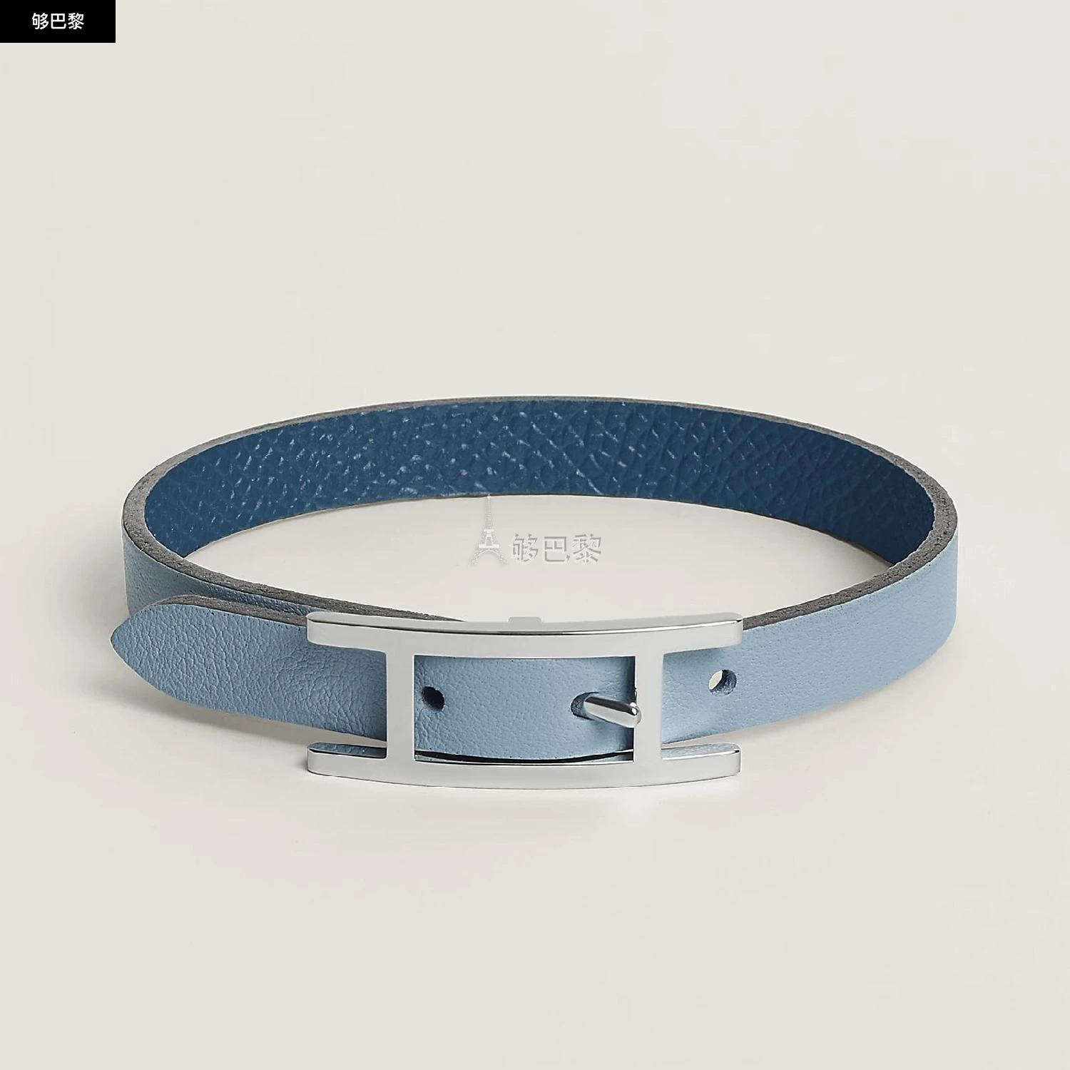 商品Hermes|【预售】 爱马仕 24秋冬 男士 手镯 Bracelet Behapi H064686CKBRT4,价格¥3515,第2张图片详细描述