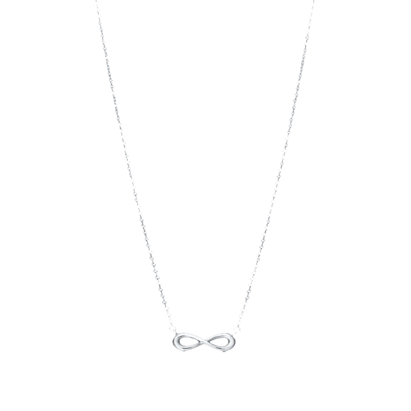 商品Tiffany & Co.|TIFFANY&CO 蒂芙尼 女士银色925银无限符号项链,价格¥1957,第2张图片详细描述