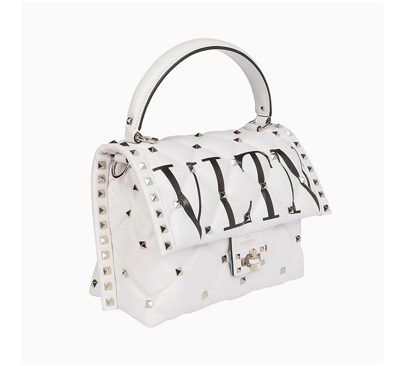 商品[国内直发] Valentino|VALENTINO 白色女士手提包 QW2B0B55-XQC-0VP,价格¥13318,第5张图片详细描述