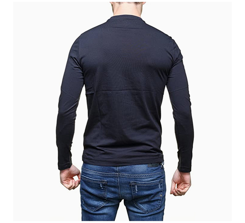 商品[国内直发] Emporio Armani|EMPORIO ARMANI 男海军蓝色男士T恤 6XPT54-PJ02Z-1578,价格¥381,第6张图片详细描述