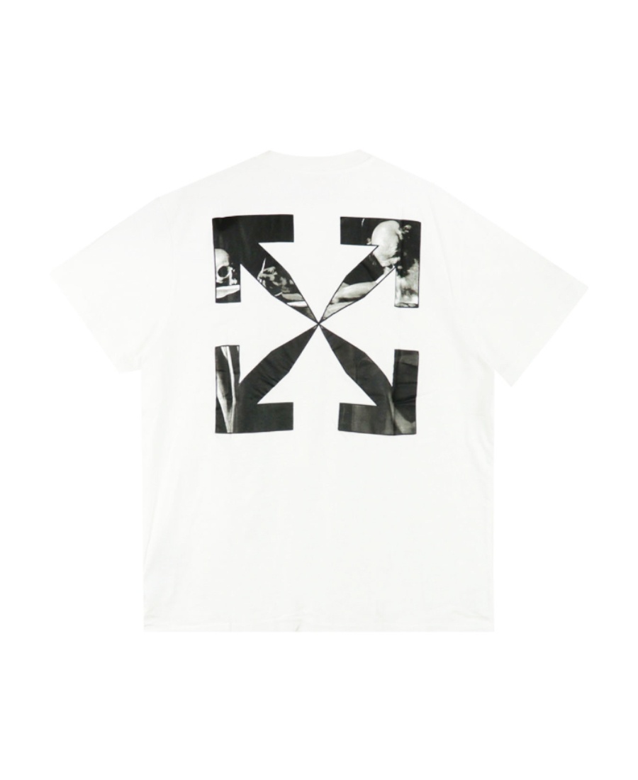 商品Off-White|白色印花经典箭头短袖棉 OMAA038C99JER005-1001（澳门仓发货）,价格¥2394,第3张图片详细描述