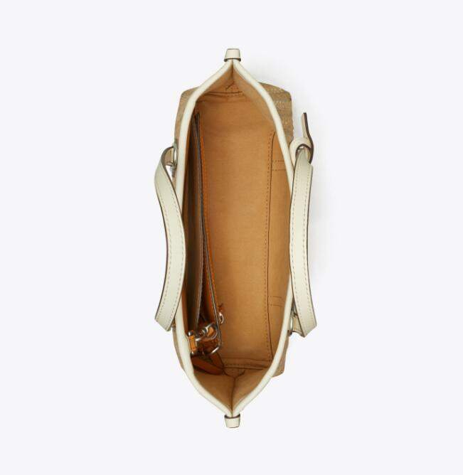 商品Tory Burch|汤丽伯奇女士PERRY 小号条纹三重隔层帆布托特包148574-960（香港仓发货）,价格¥2525,第22张图片详细描述