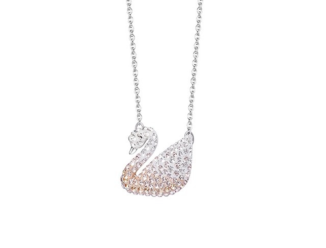 商品[国内直发] Swarovski|SWAROVSKI施华洛世奇项链渐变天鹅专柜同款锁骨链小号配饰 5215038【小号渐变天鹅】,价格¥377,第5张图片详细描述
