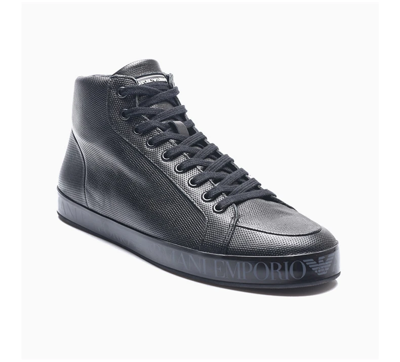 商品[国内直发] Emporio Armani|EMPORIO ARMANI 黑色男士运动鞋 X4Z046-XC725-00002,价格¥2097,第5张图片详细描述