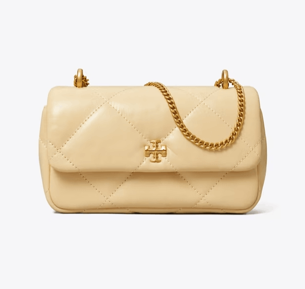 商品Tory Burch|汤丽柏琦女款Kira 菱格形绗缝迷你翻盖肩背斜挎包 （香港仓发货）,价格¥2121,第13张图片详细描述