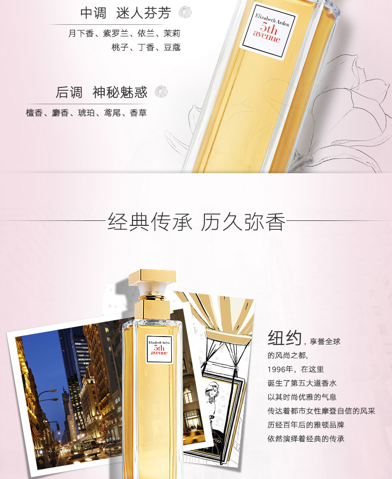 商品Anna Sui|Elizabeth Arden 伊丽莎白雅顿 第五大道浓香水 75ML 085805390501｜包邮【香港直发】,价格¥190,第4张图片详细描述