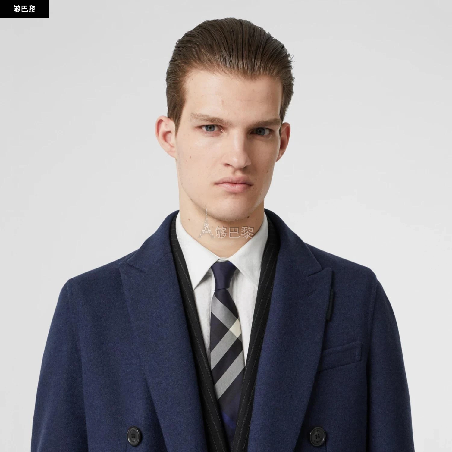 商品Burberry|【预售】 巴宝莉 24秋冬 男士 领带 经典剪裁格纹丝质领带 80138201,价格¥2090,第5张图片详细描述