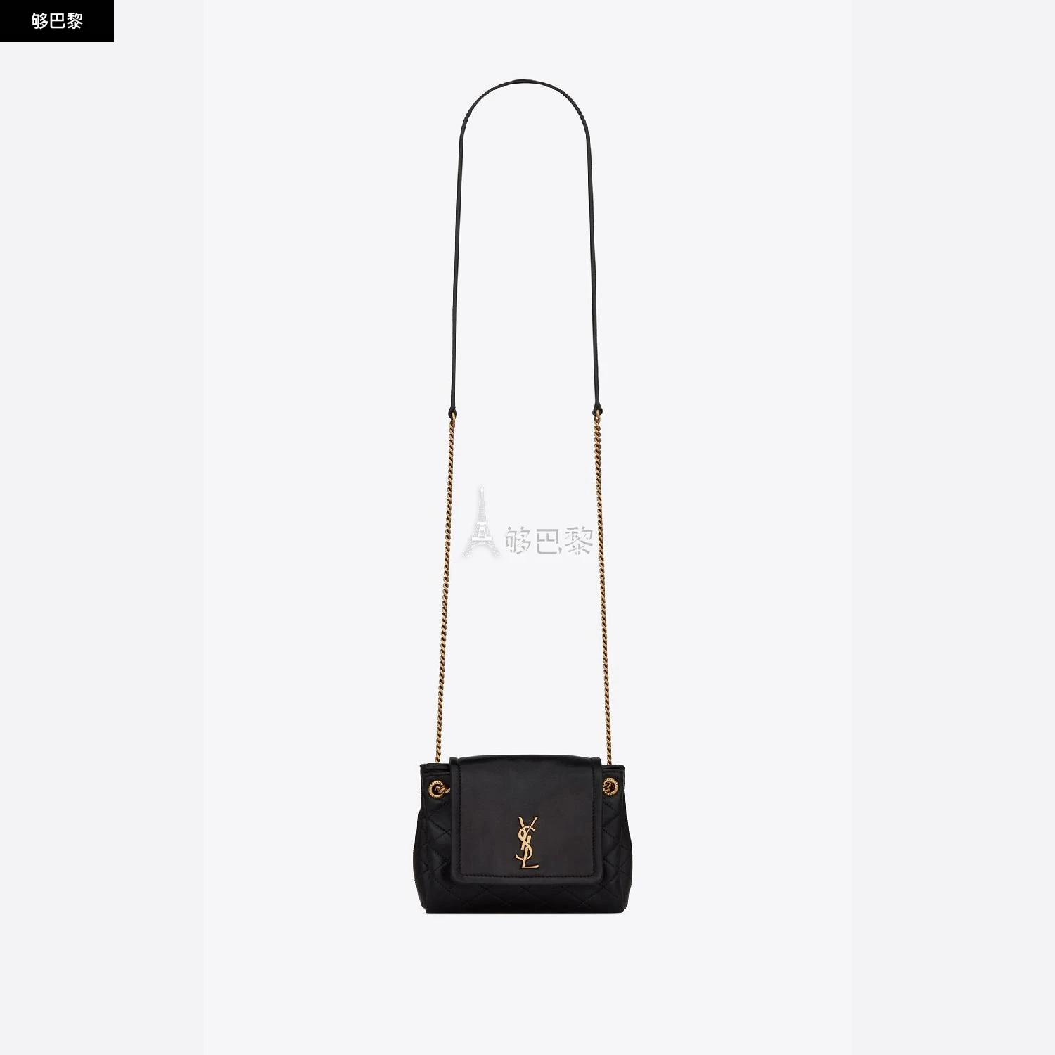 商品Yves Saint Laurent|【预售】 YSL圣罗兰 24秋冬 女士 单肩包 MONOGRAM NOLITA羊皮革迷你手袋 6727381EL071000,价格¥9304,第3张图片详细描述