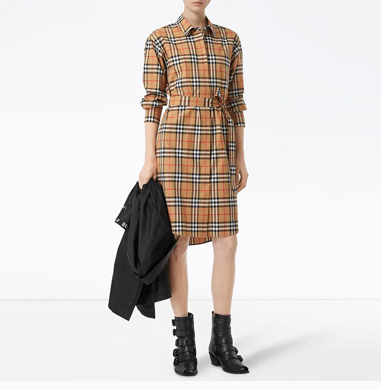 商品Burberry|Burberry格纹女士连衣裙 8013946,价格¥2879,第10张图片详细描述