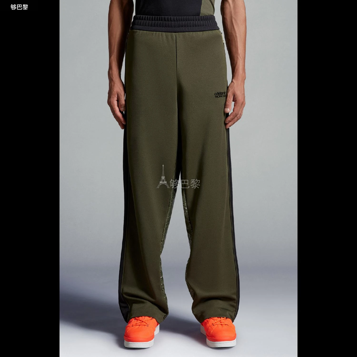 商品Moncler|【预售】 MONCLER盟可睐 24秋冬 男士 休闲裤 Acetate Trackpants I209S8H00002M2291F98,价格¥5457,第6张图片详细描述