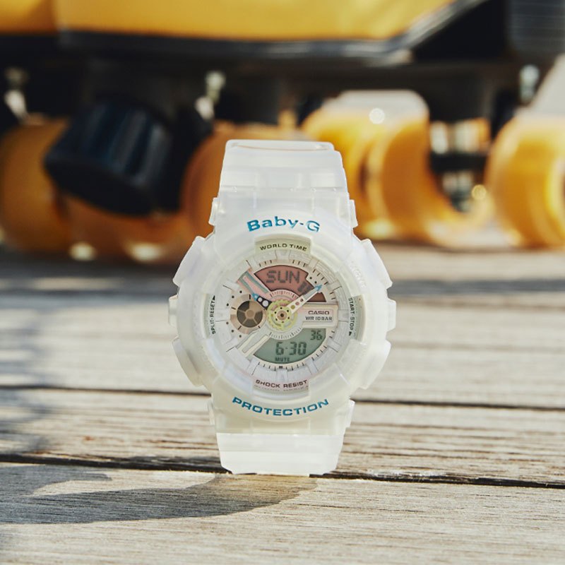 商品[国内直发] Casio|卡西欧手表Polarized multi color系列 夜光 LED照明 世界时间(48个城市)  每日闹铃 整点响报 间歇响报功能,价格¥687,第3张图片详细描述