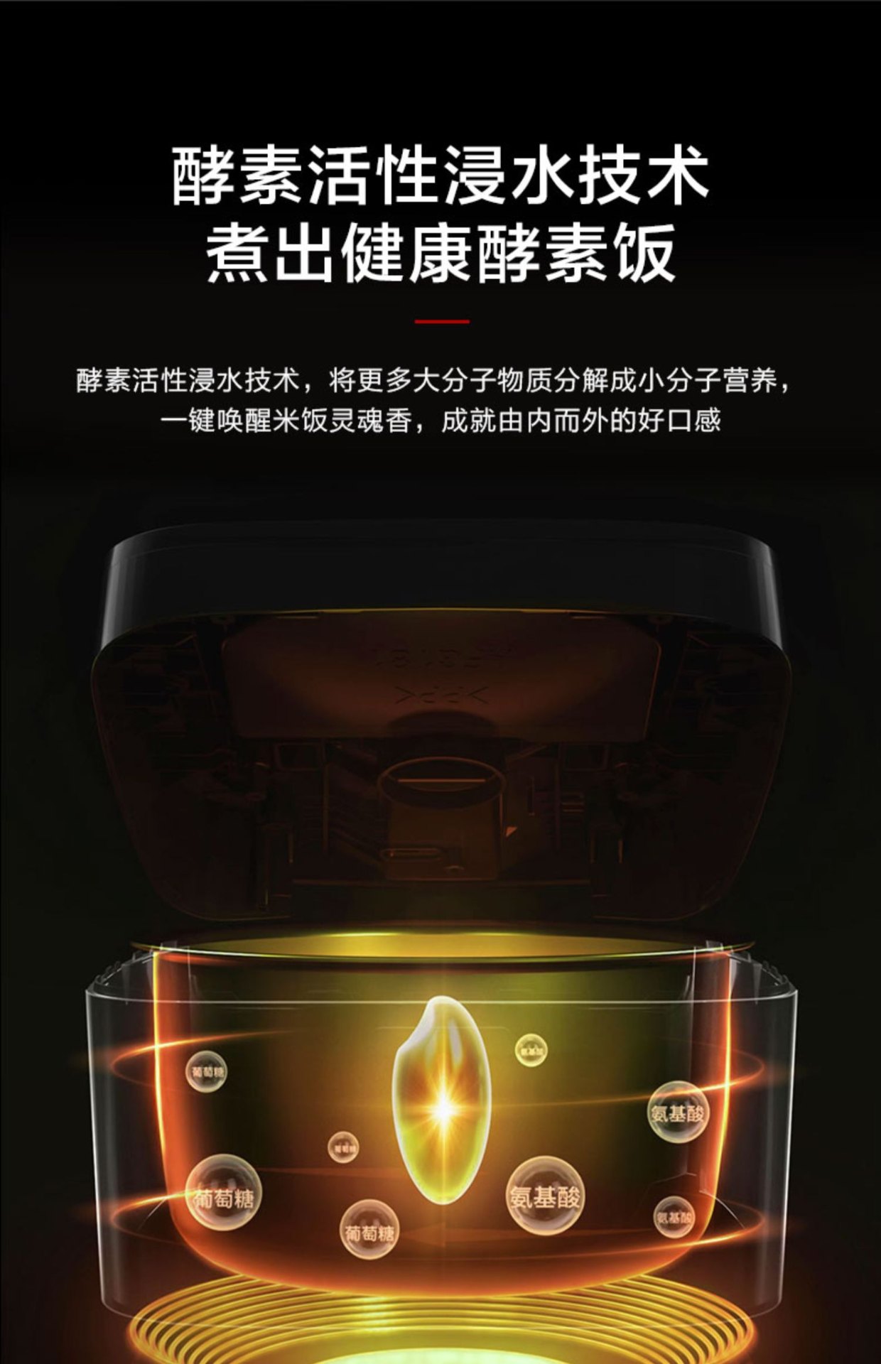 商品[国内直发] Panasonic|Panasonic/松下电饭煲低糖厨房家用IH变频智能大容量酵素饭电饭锅,价格¥2063,第8张图片详细描述