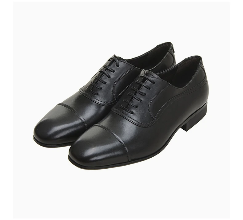 商品Salvatore Ferragamo|SALVATORE FERRAGAMO 黑色男士系带鞋 0617316,价格¥2706,第8张图片详细描述