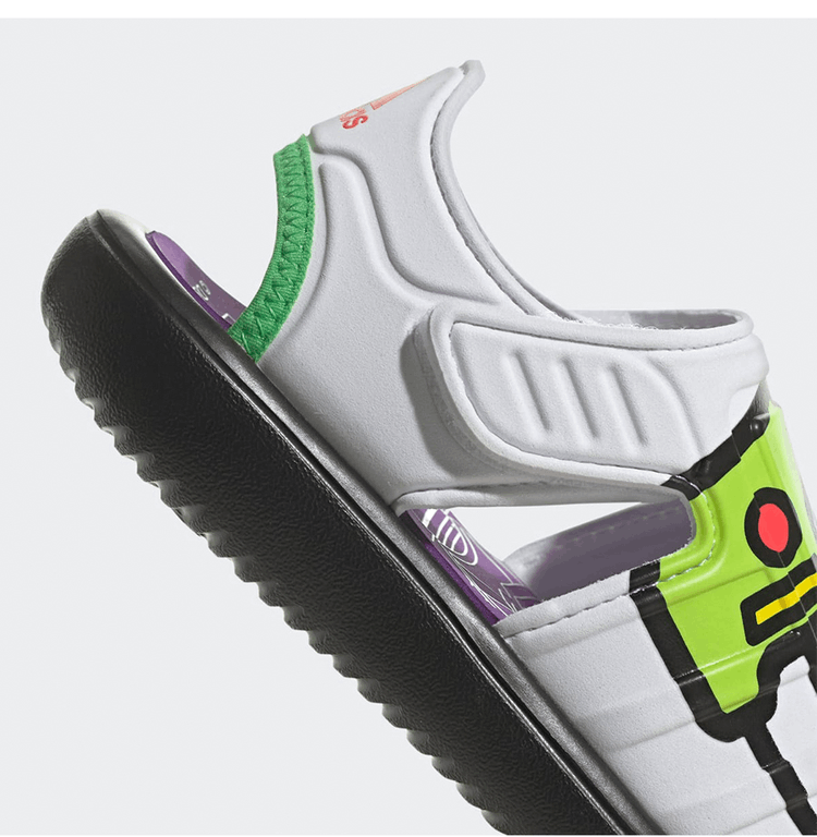 商品Adidas|【Brilliant|包邮包税】阿迪达斯 WATER SANDAL BUZZ C 儿童  凉鞋 沙滩鞋 运动凉鞋 拖鞋  GY5440 FTWWHT/CBLACK/VIVRED,价格¥156,第3张图片详细描述